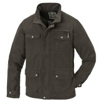 Jacke Hastings Canvas dunkelbraun