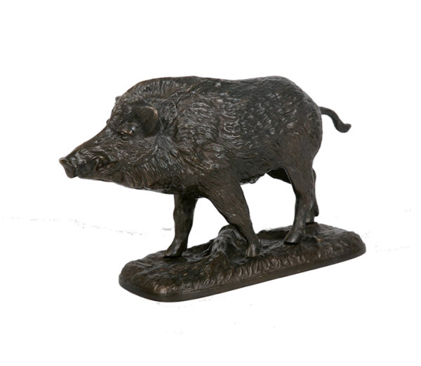 Lovergreen Bronzestatue Motiv Wildschwein großes Modell