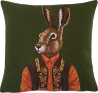 Lovergreen Kissen Motiv Kisssen bekleideter Hase mit...