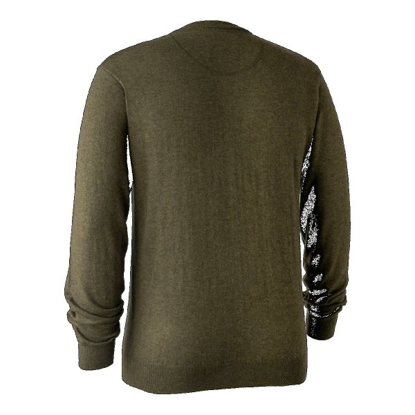 Deerhunter Kingston Pullover mit V-Ausschnitt Herren Cypress