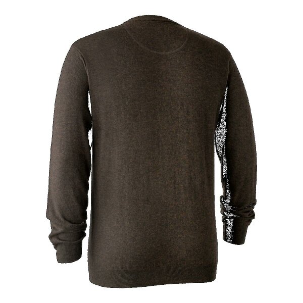 Deerhunter Kingston Pullover mit V-Ausschnitt Herren Dark Elm