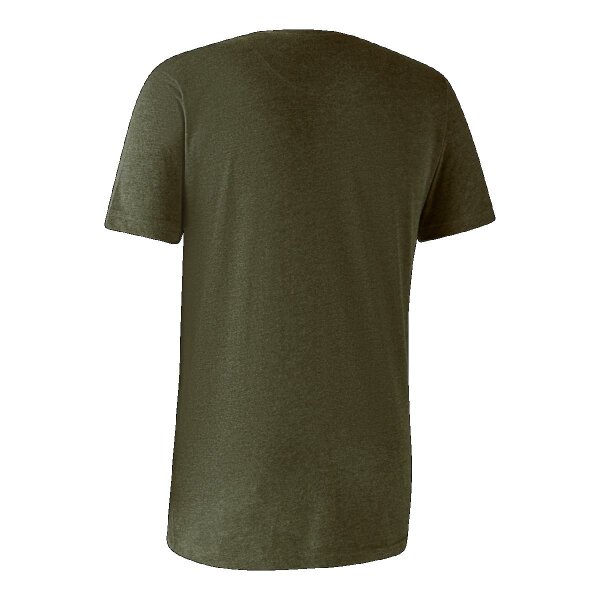 Deerhunter Basic T-Shirt im 2er-Pack Herren Adventure Green Melange