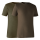 Deerhunter Basic T-Shirt im 2er-Pack Herren Adventure Green mel/Brown Leaf mel.