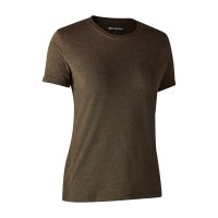 Deerhunter Ladies Basis T-shirt im 2er-Pack Damen Brown...