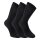 Deerhunter Bamboo Socken - 3er Pack Unisex Black Ink