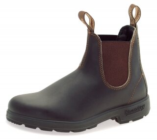 Blundstone 519 Stout Brown Leather with Olive Elastic (original Series) 5UK