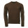 Laksen Hoy O-neck Lambswool Sweater - Brownie