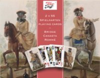 Vier Treff - Spielkarten (Christophe I Huet) 2x55 Karten...